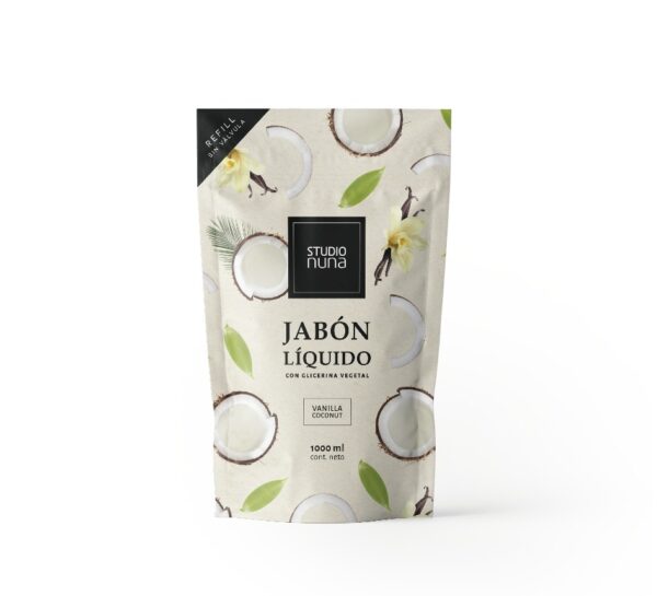 Jabón Líquido 500ml Coco Vainilla Refill - Imagen 2
